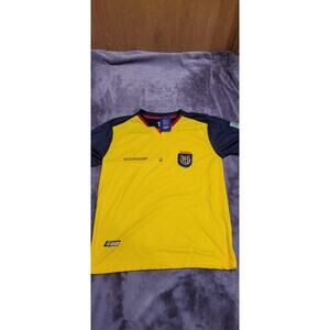 Ecuador National Team Soccer Jersey Marathon Sports Yellow Home Kit Men's M NWT